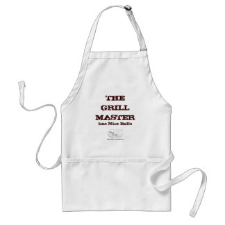 Der Grill-Meister hat Nizza Bälle Schürze