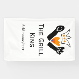 Der Grill-Meister hinzufügen Namen Text Kochen am  Banner