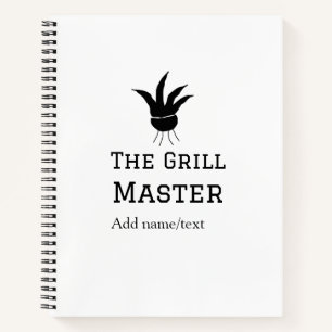 Der Grill-Meister hinzufügen Namen Text Kochen am  Notizbuch