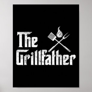 Der Grillfather Bbq Grill Und Räuchergrill Rbecue Poster