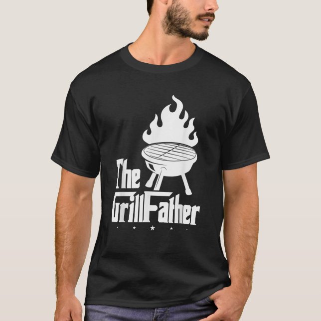Der GrillFather Grillvater T-Shirt (Vorderseite)
