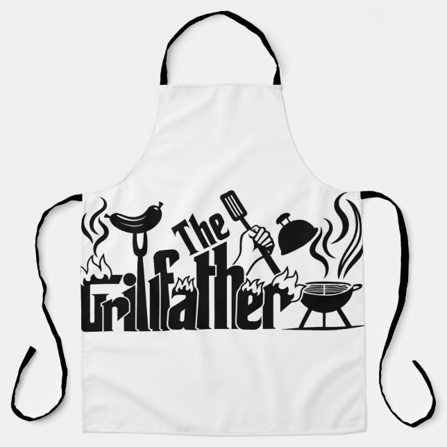 Der Grillfather  Schürze (Vorderseite)