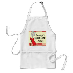 Der Grillin des Großvaters Schürze
