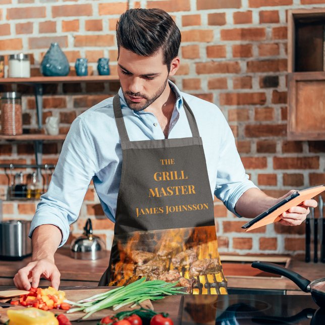 Der Grillmeister - Benutzerdefiniert Schürze (Von Creator hochgeladen)