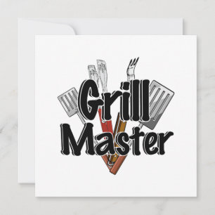 Der Grillmeister mit GRILLEN-Tools Einladung