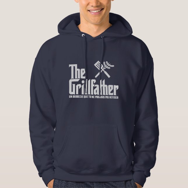 Der Grillvater Hoodie (Vorderseite)
