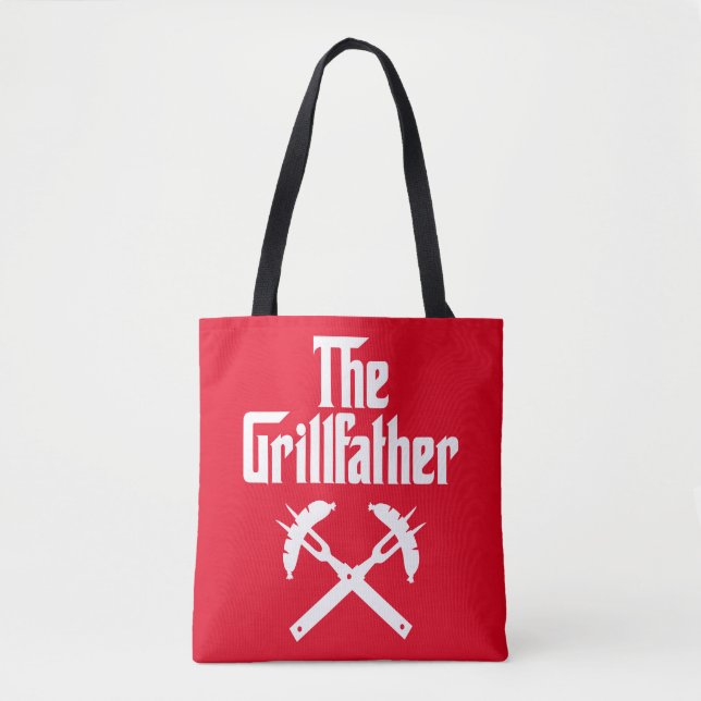 Der Grillvater mit heißen Hunden (Vorderseite)