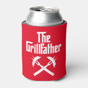 Der Grillvater mit heißen Hunden Dosenkühler