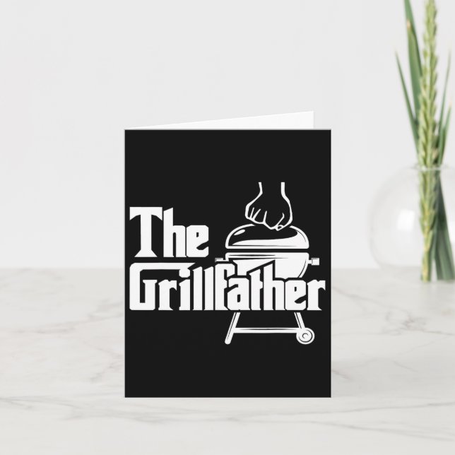 Der Grillvater - Pitmaster Grillen Lover Smoker Gr Karte (Vorderseite)