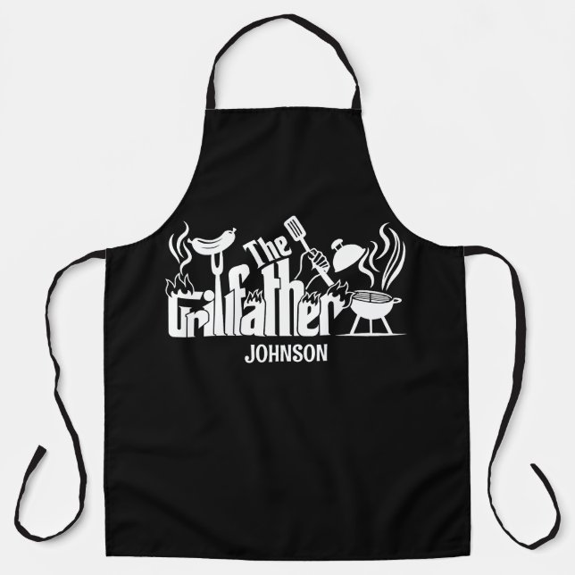 Der Grillvater Schürze (Vorderseite)