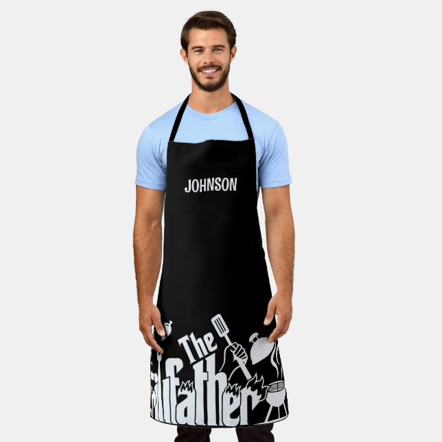 Der Grillvater Schürze (Getragen)