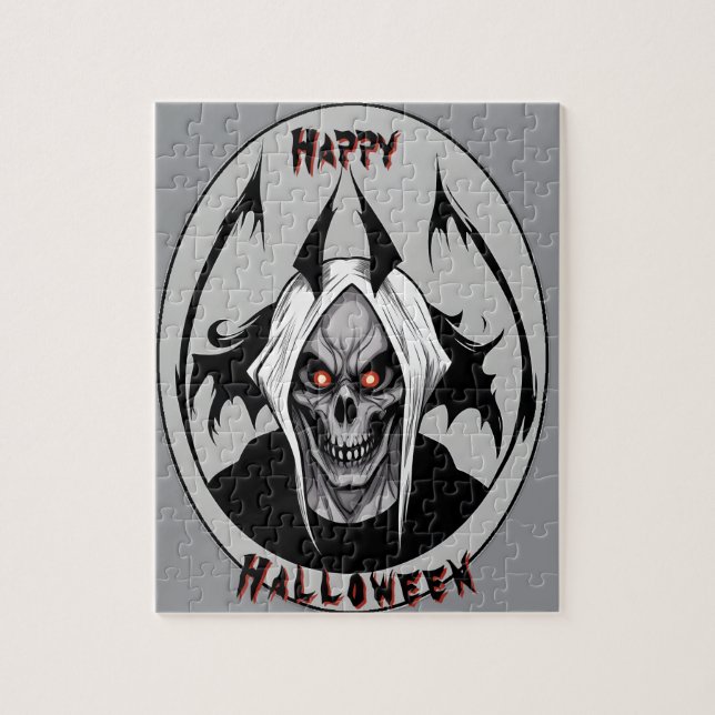 Der grimmige Sensenmann des Jigsaw-Puzzles Puzzle (Vertikal)