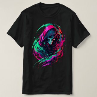 Der grimmige Sensenmann, ein psychedelischer Tod T-Shirt