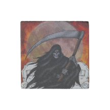 Der grimmige Sensenmann-Friedhof