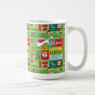 Der Grinch 12 Tage Grinchmas-Muster Tasse