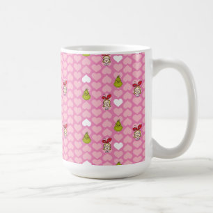 Der Grinch & Cindy-Lou Rosa Herz Muster Tasse