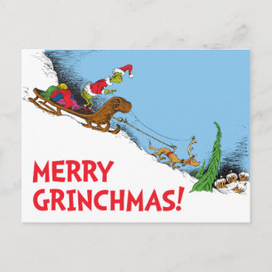 Der Grinch Der Grinch und Max der Rentier Feiertagspostkarte