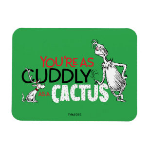 Der Grinch Du bist so kuschelig wie ein Kaktus Magnet
