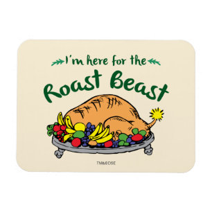Der Grinch Ich bin hier wegen des Braten-Monster Magnet