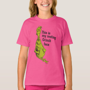 Der Grinch Lustiges Grinch-Gesicht in Ruhe T-Shirt