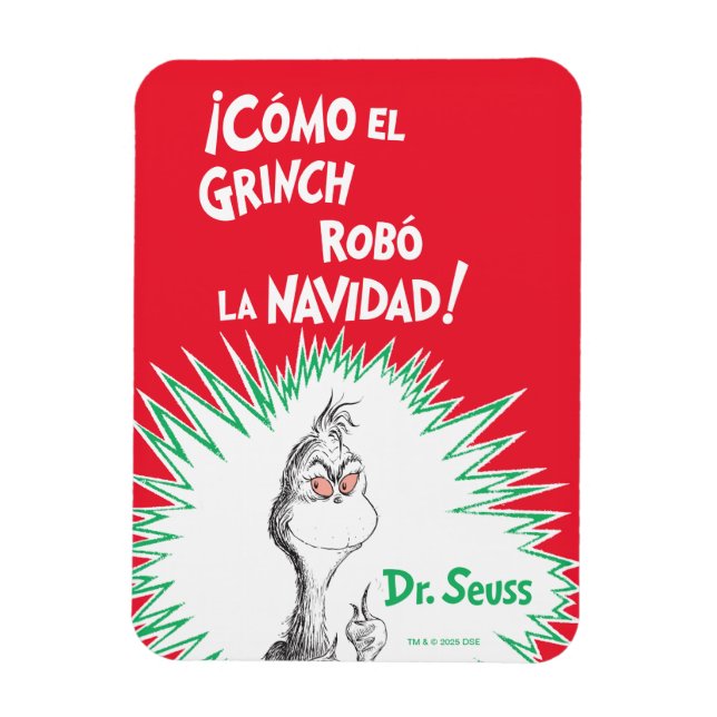 Der Grinch stahl Weihnachten Magnet (Vertikal)