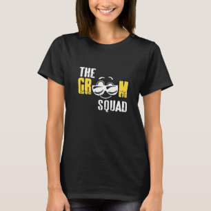 Der Groom Squad Retro Funny Bachelor Party T - Shi T-Shirt