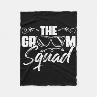 Der Groom Squad Sungles Wedding Bachelor Party Gro Fleecedecke