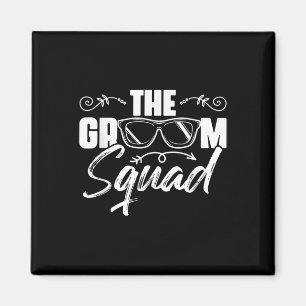 Der Groom Squad Sungles Wedding Bachelor Party Gro Magnet