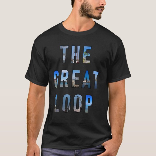 Der großartige Looper-Bootsstil T-Shirt (Vorderseite)