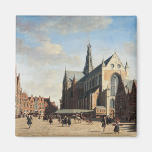 Der großartige Markt in Haarlem Magnet