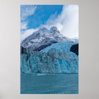 Der großartige Spegazzini-Gletscher in Patagonia Poster
