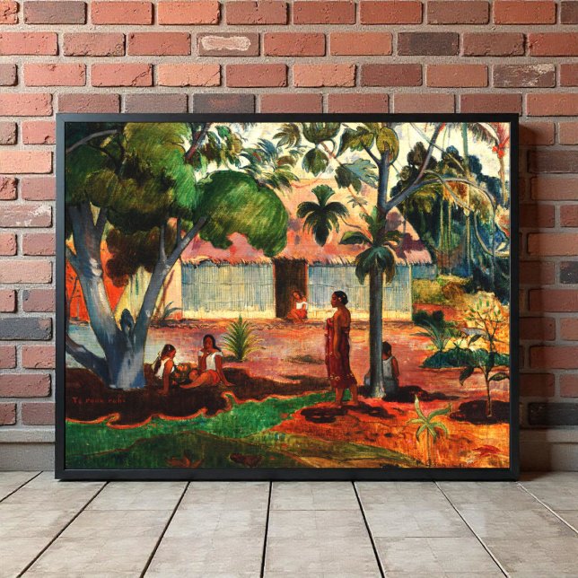 Der große Baum (1891) von Paul Gauguin Poster (Von Creator hochgeladen)