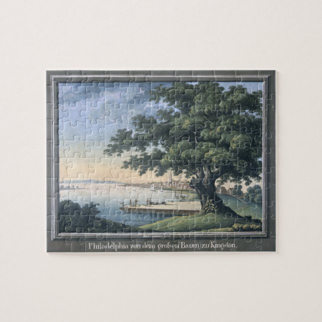 Der große Baum von Kingston mit Blick auf Philadel Puzzle (Horizontal)