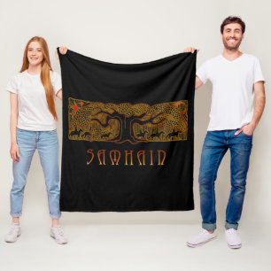 Der große BaumSamhain Fleecedecke