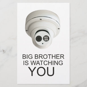 Der große Bruder beobachtet dich Flyer