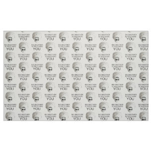 Der große Bruder beobachtet dich Stoff