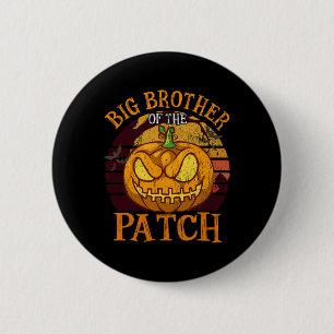 Der große Bruder der Familie Patch Halloween Button
