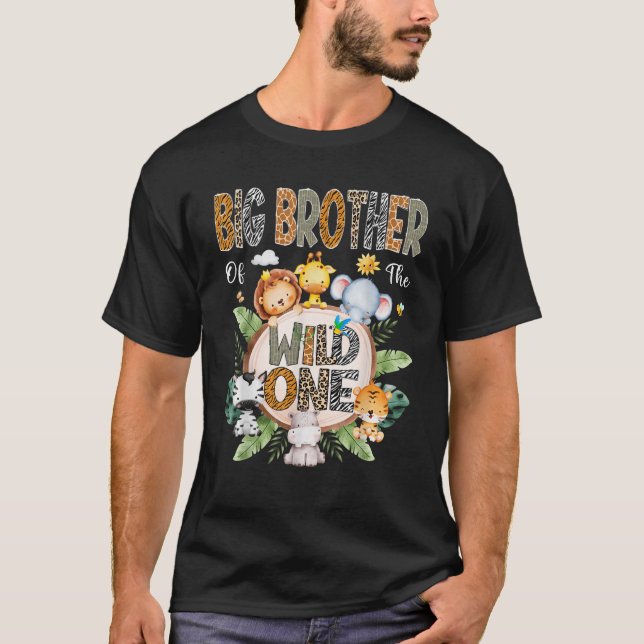 Der große Bruder der Wilden einen ersten Geburtsta T-Shirt (Vorderseite)