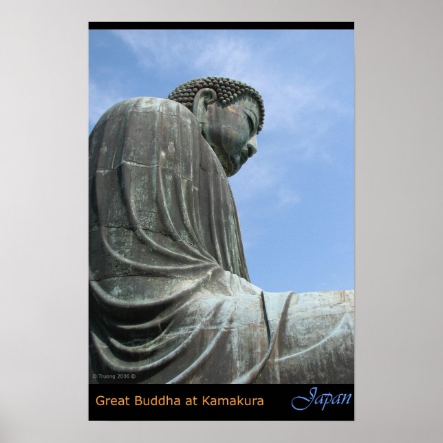 Der große Buddha in Kamakura Poster (Vorne)