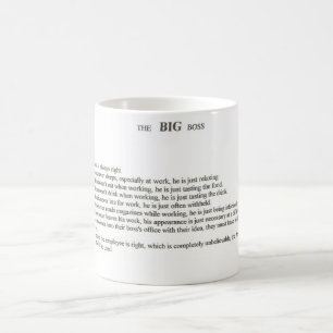 Der große Chef Tasse