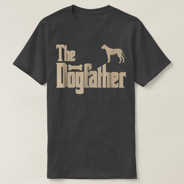 Der große Dane Hund liebt die Dogvaters Men T-Shirt (Design vorne)