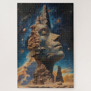 Der große Denker der Universum-Fantasiekunst Puzzle