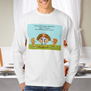 Der große Erntedank, der Kürbis und Apfel T-Shirt
