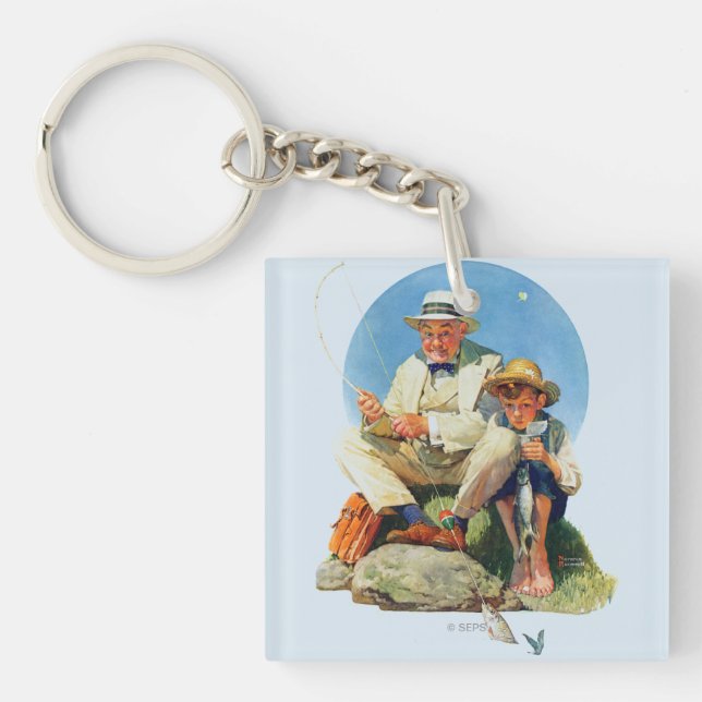 Der große Fang Schlüsselanhänger (Vorderseite)