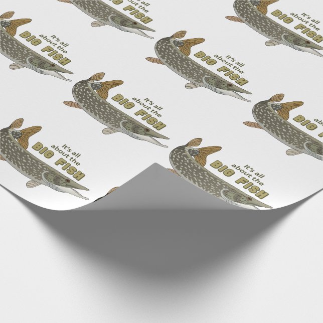 Der große Fisch Geschenkpapier (Ecke)