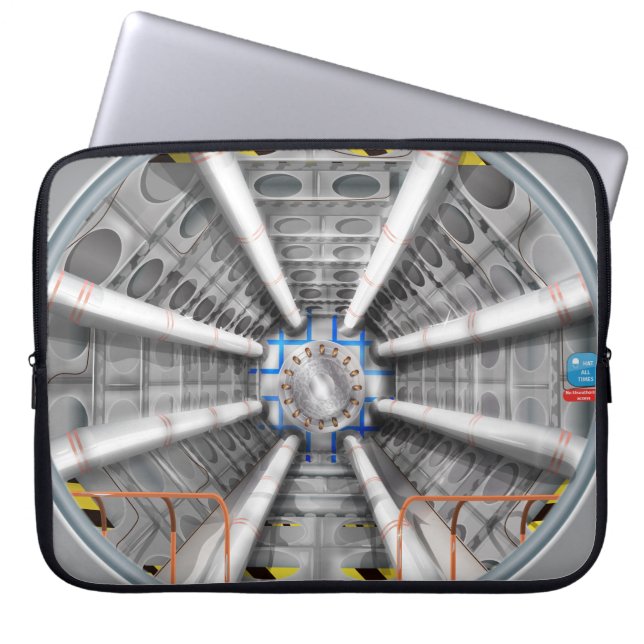 Der große Hadron-Collider Laptopschutzhülle (Vorderseite)