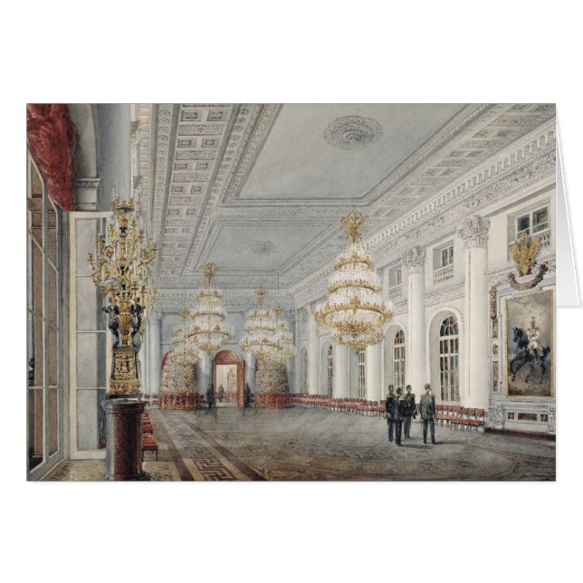 Der große Hall, Winter-Palast, St. Petersburg (Vorderseite (Horizontal))