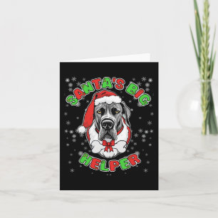 Der große Helfer des Weihnachtsmanns, Großer Däne, Karte