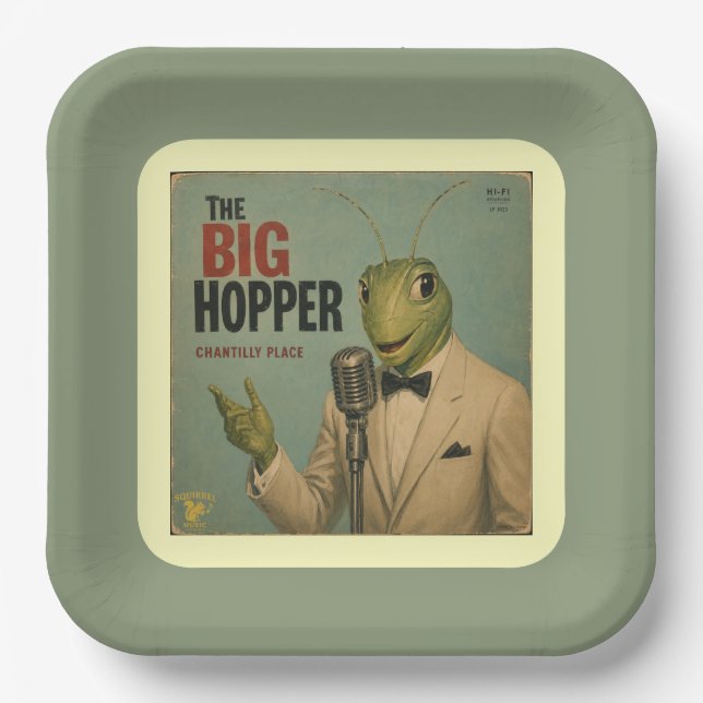 Der große Hopper: Eine Parodie Pappteller (Vorderseite)