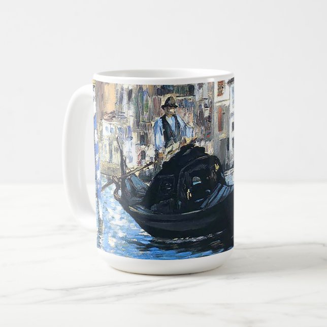 Der große Kanal von Venedig Edouard Manet Kaffeetasse (Vorderseite Links)